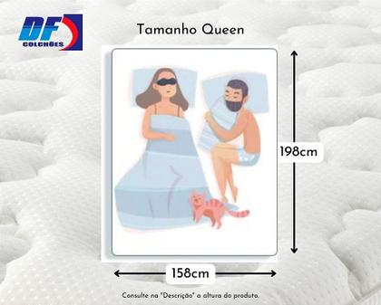 Imagem de Conjunto Box Queen (Colchão Star Plus Plumatex + Base Box)