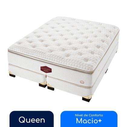 Imagem de Conjunto Box Queen Molas Ensacadas Americanflex Bravíssimo 158x198x67cm