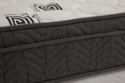 Imagem de Conjunto Box Queen Size Light D45 Ortobom com Base material sintético Branco (158x198x56)