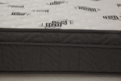 Imagem de Conjunto Box Queen Size Light D45 Ortobom com Base material sintético Preto (158x198x56)