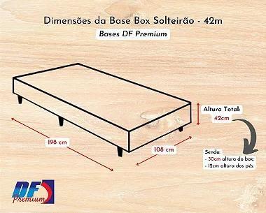 Imagem de Conjunto Box Solteirão (Colchão ISO 100 Ortobom + Base Box)