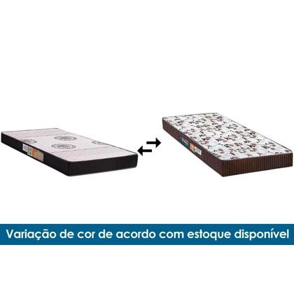 Imagem de Conjunto Box Solteiro: Colchão Anatômico Polar D28 Orthoface Black + Base CRC Suede Black (78x188)