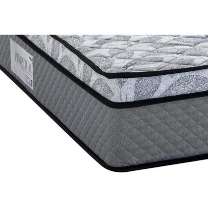 Imagem de Conjunto Box Solteiro: Colchão Espuma Herval D60 / AG65 Perpetual + Base CRC Suede Gray (88x188)