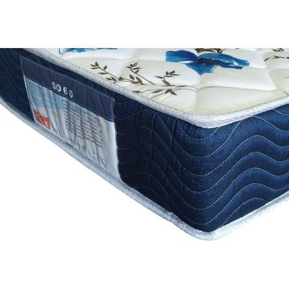 Imagem de Conjunto Box Solteiro: Colchão Espuma Ortobom D28 Anatômico ISO 60 + Base CRC Suede Black (78x188)