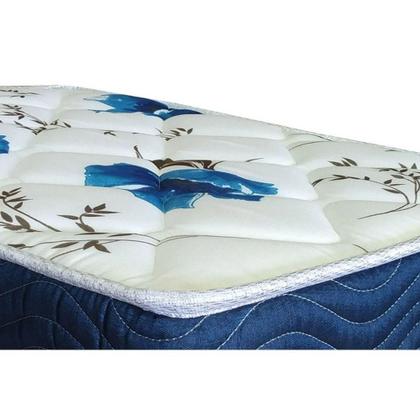 Imagem de Conjunto Box Solteiro: Colchão Espuma Ortobom D28 Anatômico ISO 60 + Base CRC Suede Black (78x188)