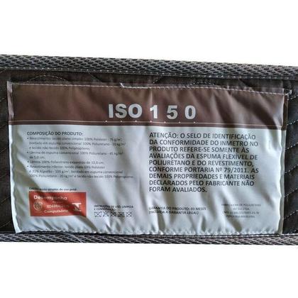 Imagem de Conjunto Box Solteiro: Colchão Espuma Ortobom D45 ISO 150 Mega Firme + Base CRC Suede Clean (88x188)