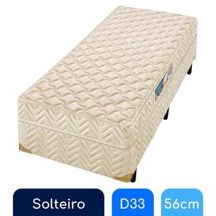 Imagem de Conjunto Box Solteiro Espuma D33 Americanflex Clinoflex 88x188x56cm