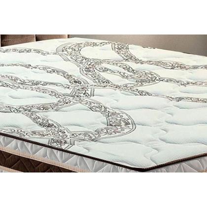 Imagem de Conjunto Box Viúva: Colchão Anatômico Paropas Resiste Double Face AG D45 + Base CRC Suede Brown (128x188)