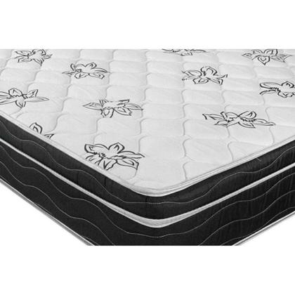 Imagem de Conjunto Box Viúva: Colchão Molas Ortobom Nanolastic Physical Spring + Base CRC Suede Black(128x188)