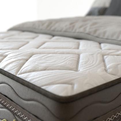 Imagem de Conjunto Box Viúva Mola Ensacada Probel Versailles (128x188x56cm) Branco