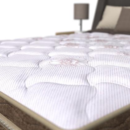 Imagem de Conjunto Box Viúva Mola Probel Guardian (128x188x58cm) Branco