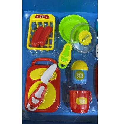 Imagem de Conjunto Brincando de Ser Kit Cozinha Animada com Acessórios Multikids