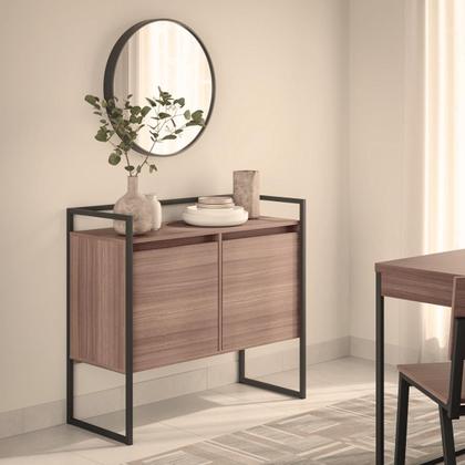 Imagem de Conjunto Buffet 2 Portas e Aparador Industrial Montana