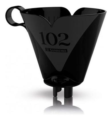 Imagem de Conjunto Bule Térmico 700ml + Suporte Filtro De Café - Preto