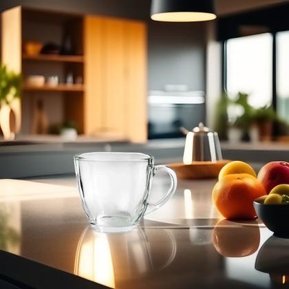 Imagem de Conjunto C/12 Xícaras De Chá Vidro 150ml Transp. Praticasa