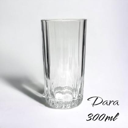 Imagem de Conjunto C/3 Copos Altos Dara Em Vidro Para Servi 300ml