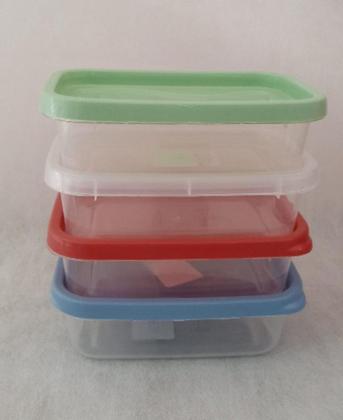 Imagem de Conjunto c/ 3 Potes Retangulares Graduados 300 ml