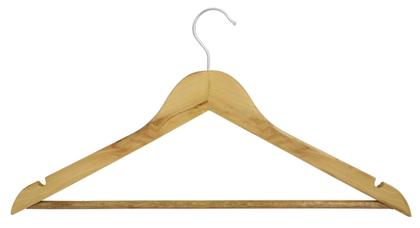 Imagem de Conjunto C/ 30 Cabides Rústico De Alta Qualidade Madeira Resistente