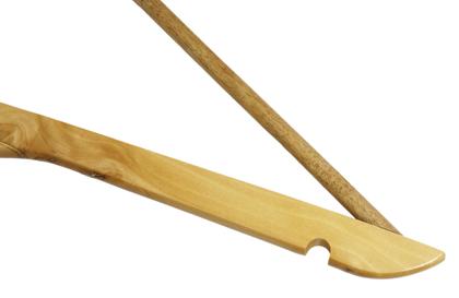 Imagem de Conjunto C/ 30 Cabides Rústico De Alta Qualidade Madeira Resistente