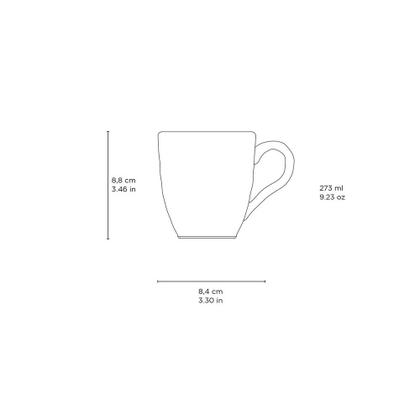 Imagem de CONJUNTO C/ 4 CANECAS ORGÂNICO BREEZE 273ml