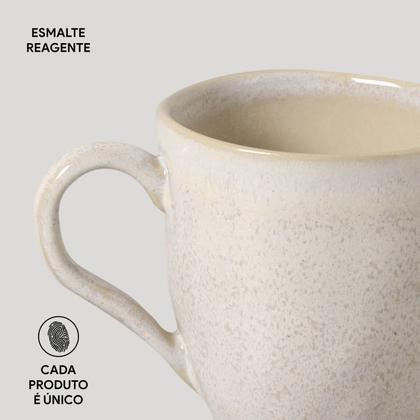 CONJUNTO C/ 4 CANECAS ORGÂNICO LATTE 273ml - Porto Brasil Cerâmica Imagem de CONJUNTO C/ 4 CANECAS ORGÂNICO LATTE 273ml