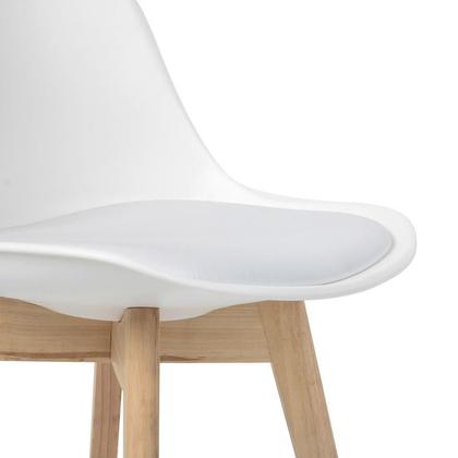 Imagem de Conjunto C/5 Cadeiras Charles Eames Leda Saariem Design Wood