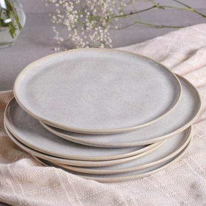 Imagem de CONJUNTO C/ 6 PRATOS RASO BIO LATTE Ø 27,5cm