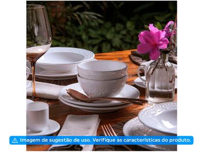 Imagem de CONJUNTO C/ 6 PRATOS RASO MADELEINE BRANCO Ø 26 cm