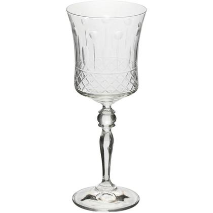 Imagem de Conjunto c/ 6 taças cristal lapidado p/ vinho grace 250ml - bohemia by wolff