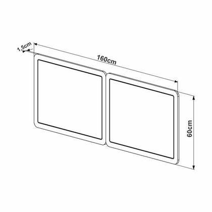 Imagem de Conjunto Cabeceira Casal 160cm e 2 Mesas de Cabeceira 2 Gavetas Pé Metal Palhinha Oslo