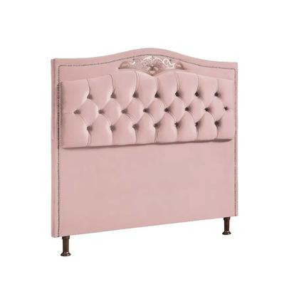 Imagem de Conjunto Cabeceira e Calçadeira Holanda 140 cm Luxor Rosê Speciale Home