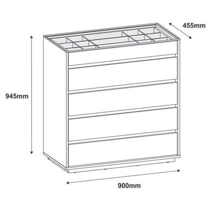 Imagem de Conjunto Cabeceira Florença King/casal + Cômoda + Mesa de Cabeceira +baú