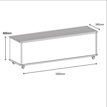 Imagem de Conjunto Cabeceira Florença King/casal + Cômoda + Mesa de Cabeceira +baú