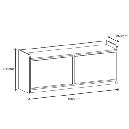 Imagem de Conjunto Cabeceira Florença Queen/casal + Cômoda + Mesa de Cabeceira + Sapateira