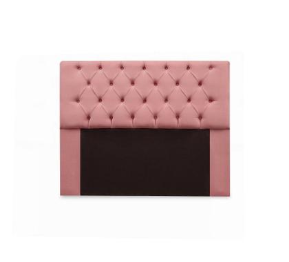Imagem de Conjunto cabeceira mirage solteiro 100cm + recamier calçadeira new grecia 100cm suede rosa