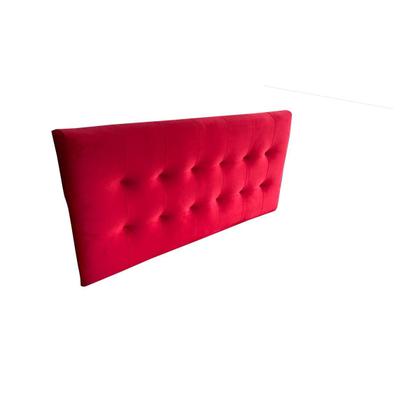 Imagem de Conjunto cabeceira painel e recamier puff baú beira de cama queen size - 1,58 cm - vermelho