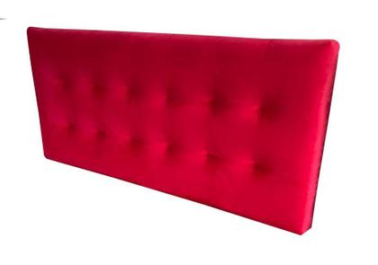 Imagem de Conjunto cabeceira painel e recamier puff baú beira de cama queen size - 1,58 cm - vermelho