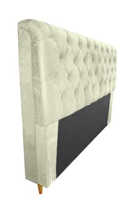 Imagem de Conjunto Cabeceira + Recamier Baú Imperial Para Cama Box Casal Padrão 1.38 - Suede - Sv Decor
