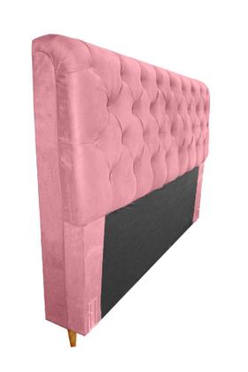 Imagem de Conjunto Cabeceira + Recamier Baú Imperial Para Cama Box Solteiro - Suede - Sv Decor