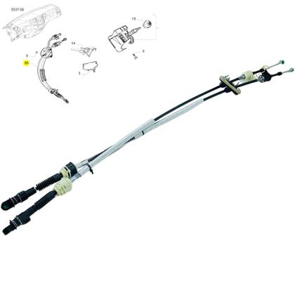 Imagem de Conjunto Cabo Acionamento Daily 3.0 2012 a 2022 5801317933