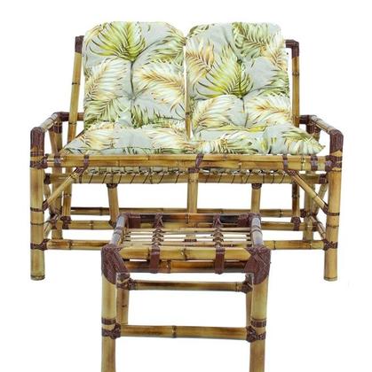 Imagem de Conjunto Cadeiras de Bambu + Mesa Para Sala e Área Externa T10