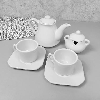 Imagem de Conjunto Café Provençal 4 Peças Branco