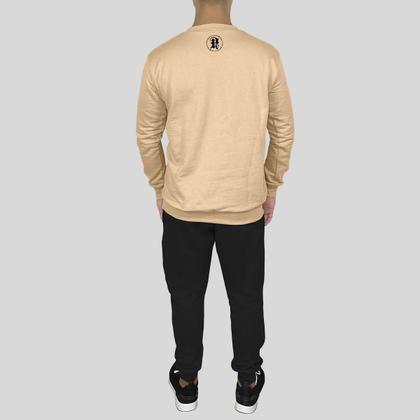 Imagem de Conjunto Calça e Blusa Moletom Careca Sem Capuz Algodão Segurança