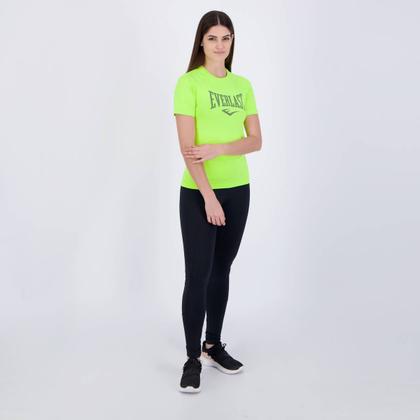 Imagem de Conjunto Calça Legging e Camisa Everlast Feminino Preta e Verde II