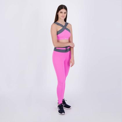 Imagem de Conjunto Calça Legging e Top Everlast Feminino Pink I