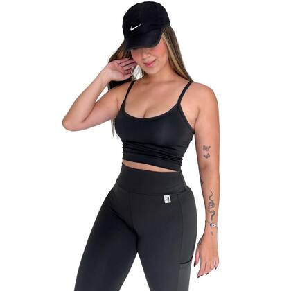 Imagem de Conjunto Calça Legging e Top Suplex Fitiness - Fits  Life