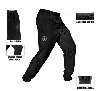 Imagem de Conjunto Calça Tactel Jaqueta Corta Vento Forrada Matadeira 