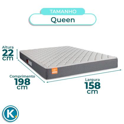Imagem de Conjunto Cama Box Bau Blindado Queen + Colchão D23 Pro Inducol + Cabeceira