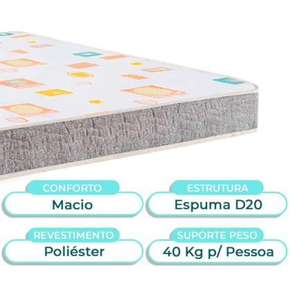 Imagem de Conjunto Cama Box Bau Casal + Colchão D20 Inducol