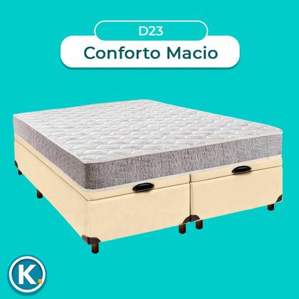 Imagem de Conjunto Cama Box Bau Casal + Colchão D23 Inducol